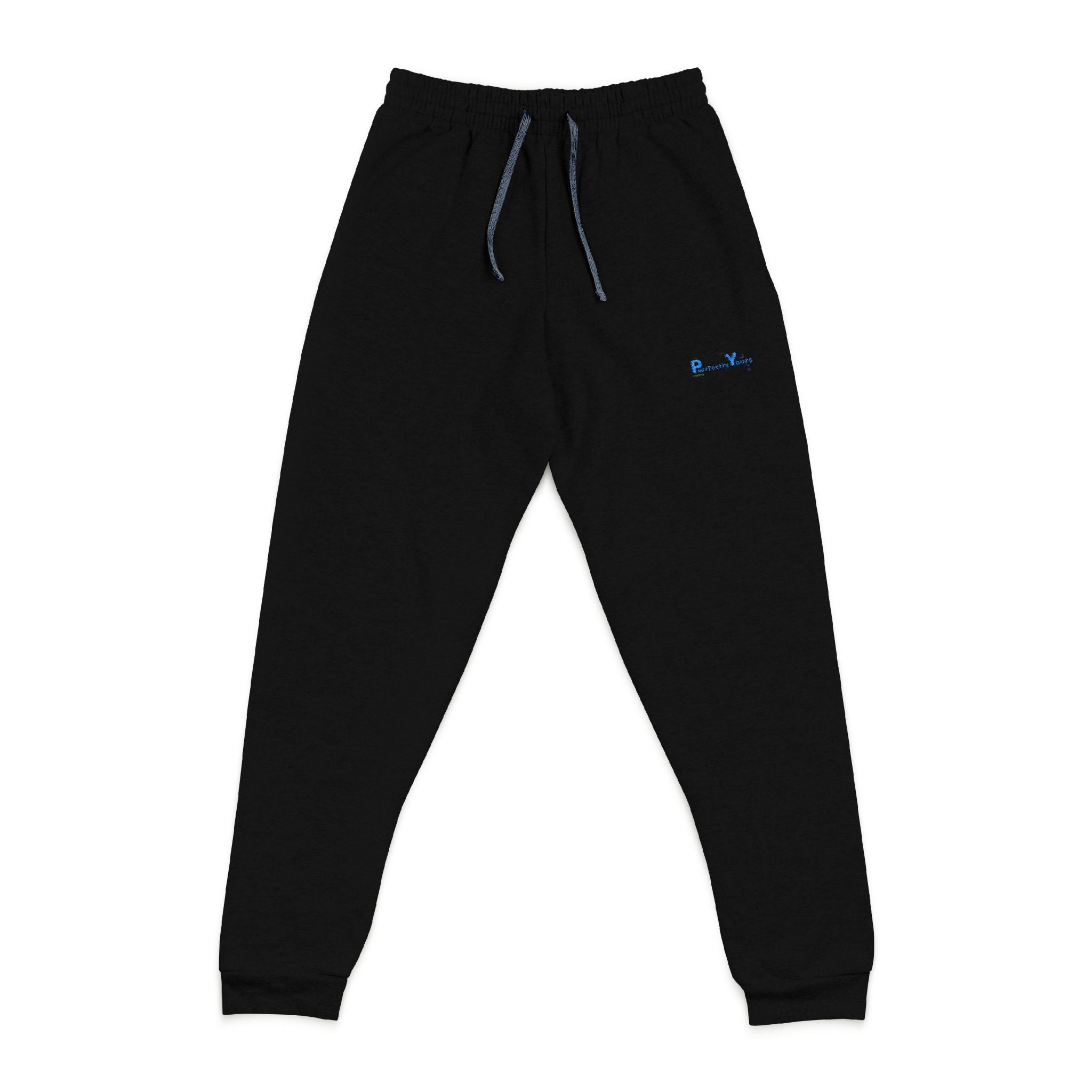 Cozy Unisex Joggers with Embroidery - Comfortable, Casual Loungewear.