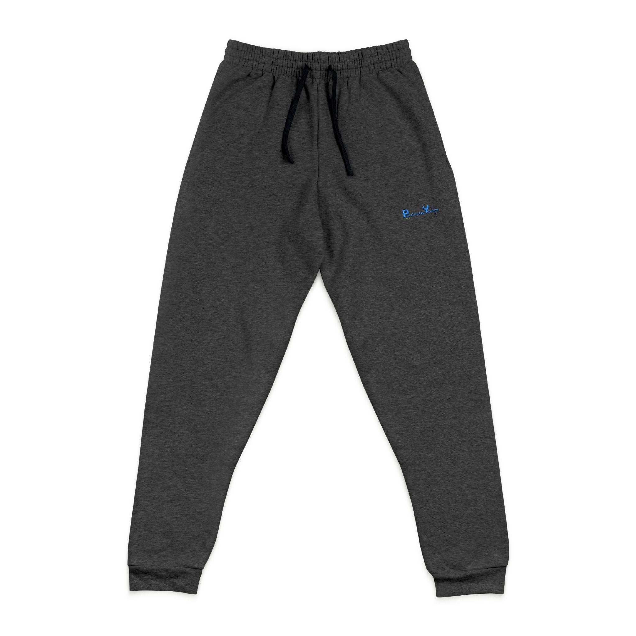 Cozy Unisex Joggers with Embroidery - Comfortable, Casual Loungewear.