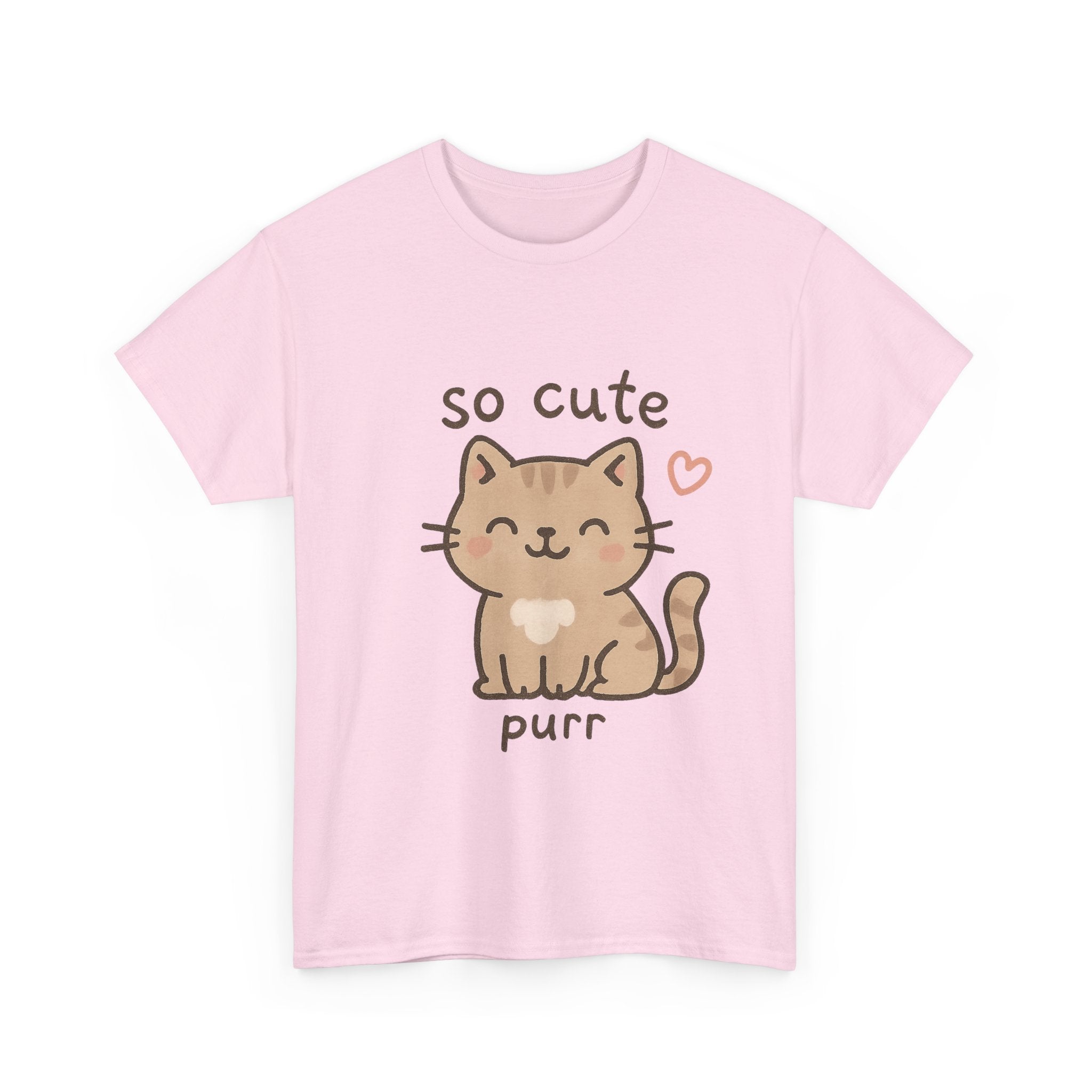 Cute Cat Unisex Tee - 'so cute it purs'
